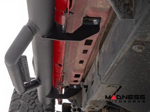 Jeep Wrangler JL Side Steps - Nerf Steps - Rough Country - 4 Door Jeep Wrangler JL Side Steps - Nerf Steps - Rough Country - 4 Door